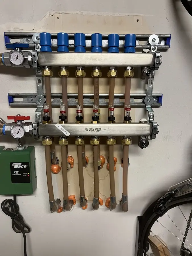 Plumber performing Leak Detection at a residential property in Temple Terrace